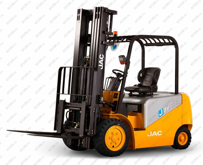 Электрический погрузчик JAC 3 т 500 Ач 4 опоры