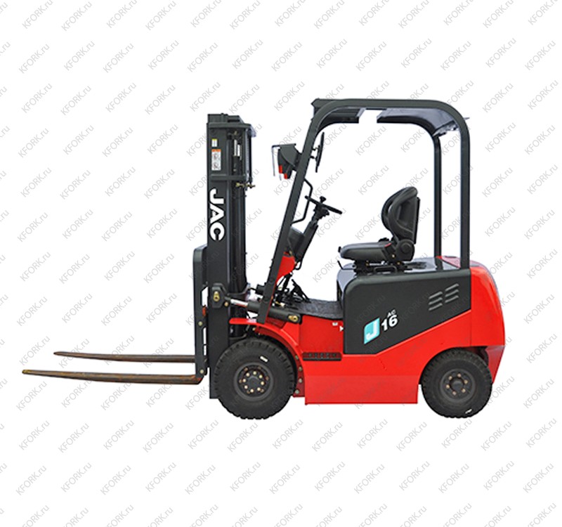 Эл. погрузчик JAC 1,6 т 400 Ач 4 опоры