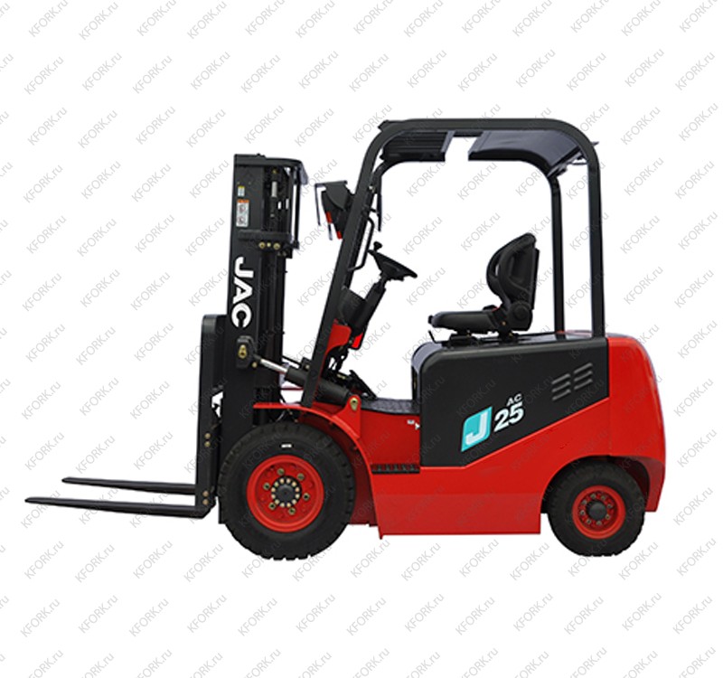 Эл. погрузчик JAC 2.5 т 630 Ач 4 опоры