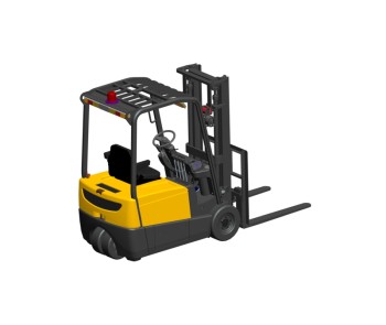 Электрический погрузчик TOR CPD20SA-16 1,6т 4,5м Li-Ion 48/350В/Ач 3 опоры