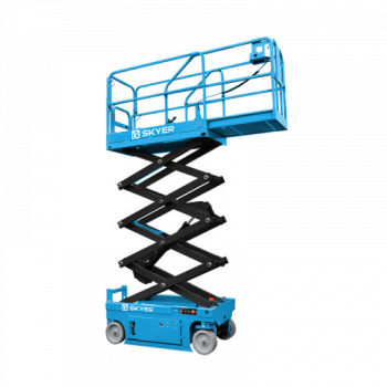 Самоходный ножничный подъемник SKYER PL0624 с выдвижной платформой (узкая база)
