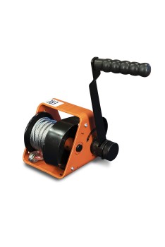 Лебедка ручная барабанная с тросом 300кг 20м со съемной ручкой TOR GR